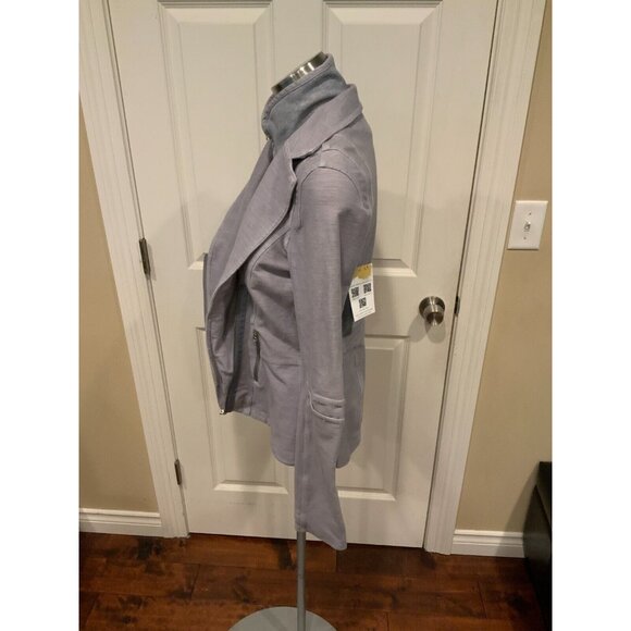 Lululemon Ride On Blazer Jacket, Heathered Gray Fossil, Size 8 - Picture 7 of 10